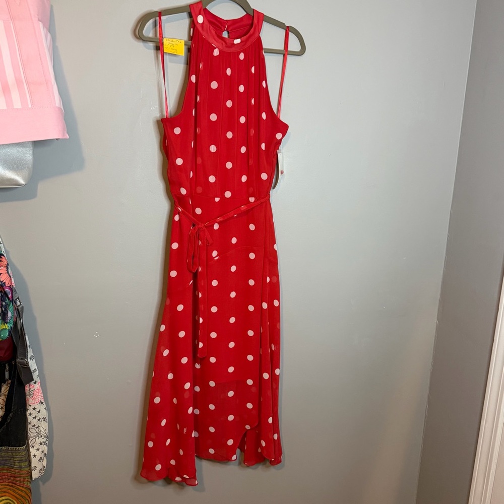 NWT Red Polka Dot Dress